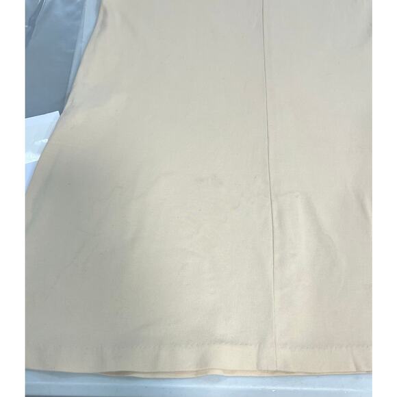 Paco Rabanne Vintage Yellow Stretch Short Sleeves Midi Dress 90’s Sz 9AR/6-8 - Picture 7 of 16